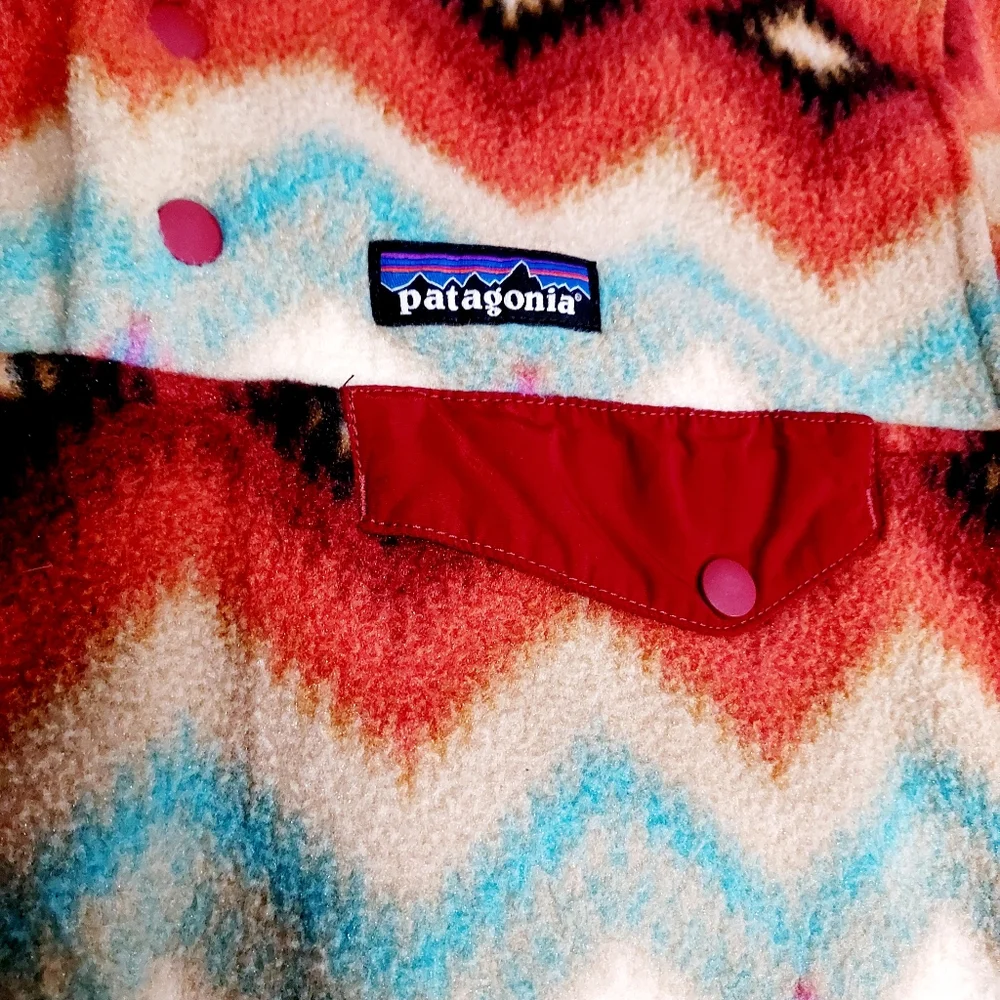Patagonia Synchilla Snap-T Fleece Pullover in Timber Twist size S - Picture 3 of 15